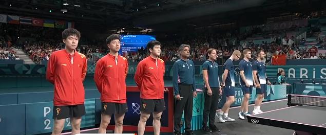 法国队碾压中国队，马龙刷新纪录